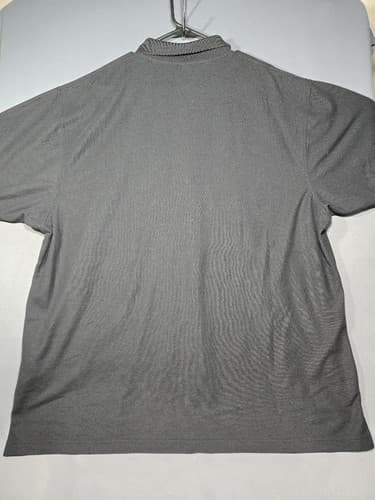 3XL US Navy Marine Corps Gold Jump Wings Embroidered Polo Shirt - Black - Big - Thumbnail 3