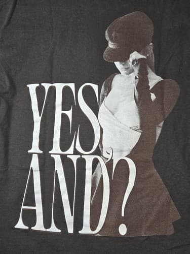 Ariana Grande "Yes, And?" Official Merch Graphic Brown T-Shirt Men's Size L S114 - Thumbnail 5
