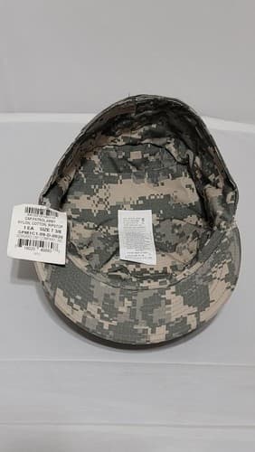 US Army Digital Camouflage ACU Patrol Cap Size: (7 3/8) #35y - Thumbnail 6
