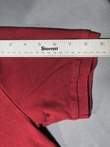 Polo Ralph Lauren Red Short Sleeve Polo Shirt Men's XL Classic Fit Pique #S111s - Thumbnail 9