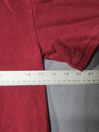 Polo Ralph Lauren Red Short Sleeve Polo Shirt Men's XL Classic Fit Pique #S111s - Thumbnail 8