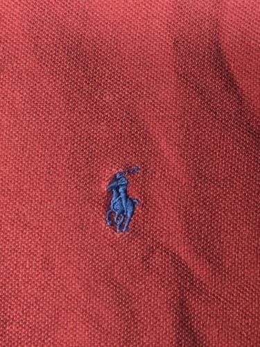 Polo Ralph Lauren Red Short Sleeve Polo Shirt Men's XL Classic Fit Pique #S111s - Thumbnail 4
