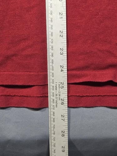 Polo Ralph Lauren Red Short Sleeve Polo Shirt Men's XL Classic Fit Pique #S111s - Thumbnail 10