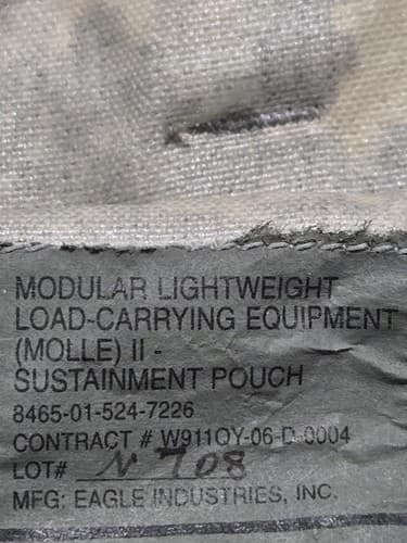 ACU Digital Molle II Sustainment Pouches NSN:8465-01-524-7226 #M74m - Thumbnail 3