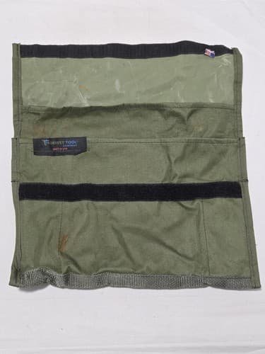 Forrest Tool Max Carry Bag 13.5 x 9.5 OD Green Roll Up Tool Pouch Utility - Thumbnail 2