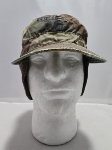 BDU Woodland Cap Cold Weather Size: (7 1/4) NSN:8415-01-084-1686 #F31f