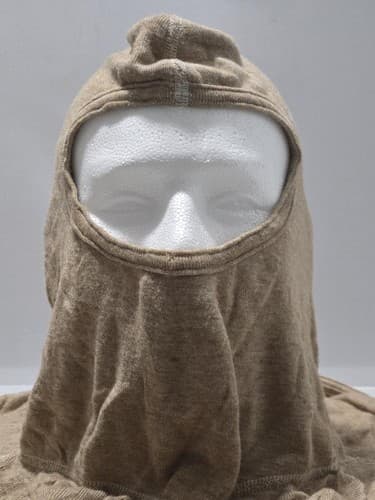 US Army FR Protective Anti-Flash Hood Balaclava Coyote Tan Balaclava USGI #O88o