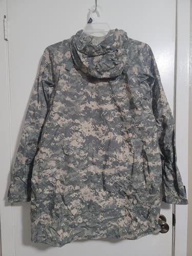 X-SMALL - IMPROVED RAINSUIT PARKA JACKET ACU DIGITAL NSN: 8415-01-527-4611 #C43c - Thumbnail 6