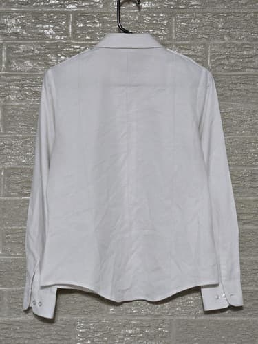 ASU female Long Sleeve White Shirt Size: (10L) NSN:8410-01-597-6308 #I71i - Thumbnail 2