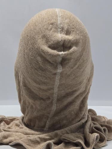 US Army FR Protective Anti-Flash Hood Balaclava Coyote Tan Balaclava USGI #O88o - Thumbnail 3