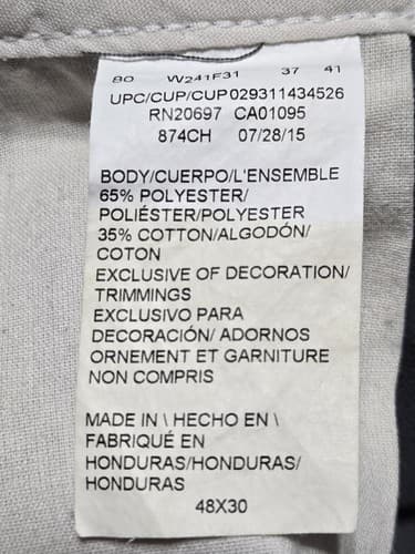 Dickies Work/Uniform Pants Men’s 48x30 – Dark Navy – Poly/Cotton – Big & Tall - Thumbnail 3