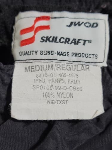 PFU Pants Black Medium/Regular #9w - Thumbnail 2