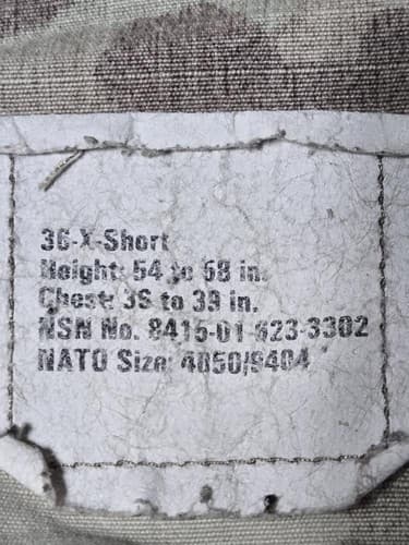 OCP Multicam Jacket 36/X-Short NSN:8415-01-623-3302 #I53i - Thumbnail 7