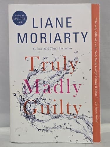 Truly Madly Guilty Liane Moriarty Hardcover Fiction Novel 1st Edition #R55b