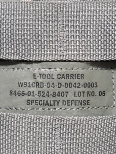 USGI Digital MOLLE 2 Entrenching Tool, Carrier Pouch ACU 8465015248407 #89r - Thumbnail 3