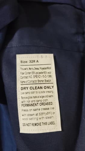 ASU Bremen Bowden Blue Pants 32-R "C" #79h - Thumbnail 2