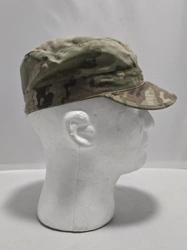 US Army Patrol Cap OCP Camouflage Size: (6 7/8) NSN:8415-01-630-8926 #F2f - Thumbnail 2