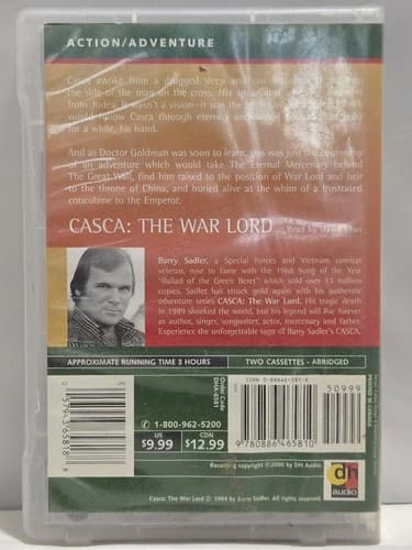 Lot of 10 Casca Cassette Audiobooks by Barry Sadler – War Lord Series – - Thumbnail 5