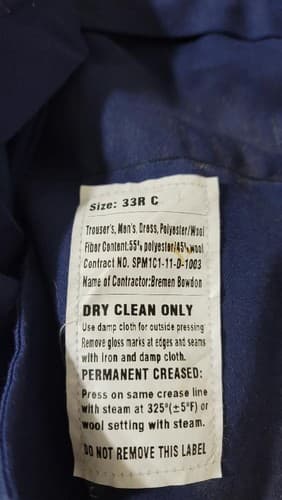 ASU Bremen Bowden men Blue Pants 33-R "C" #78h - Thumbnail 2