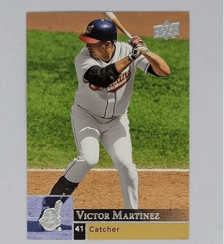 Victor Martinez, C - Upper Deck - Indians, 2009 - #106