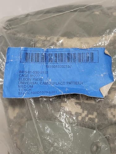 NEW USA Military MOLLE II Tactical ACU UCP USGI Digital Elbow Pads Medium #15q - Thumbnail 3
