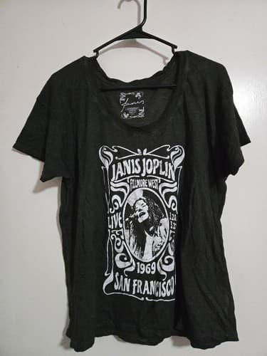 X-Small - Janis Joplin Shirt Short Sleeve #F84f
