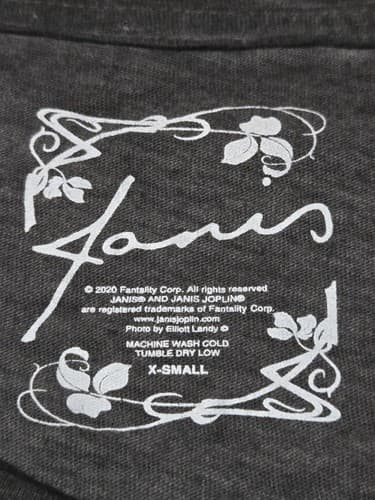 X-Small - Janis Joplin Shirt Short Sleeve #F84f - Thumbnail 3