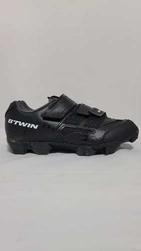 New - Decathlon B'Twin 500 Black Bicycle Shoes Size: (US - 6) (NO BOX!) #78m - Thumbnail 2