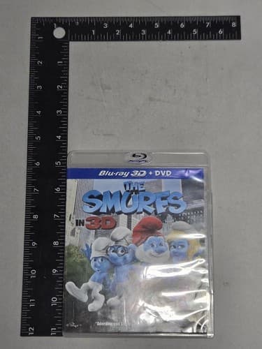 The Smurfs Movie DVD 2011 Live Action Animated Neil Patrick Harris #T59t - Thumbnail 4