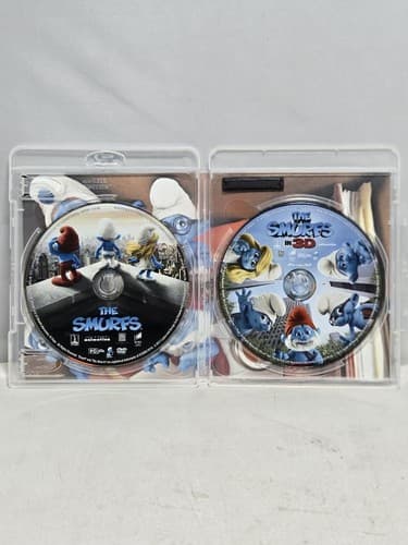 The Smurfs Movie DVD 2011 Live Action Animated Neil Patrick Harris #T59t - Thumbnail 3