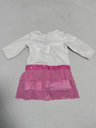 American Girl Doll Clothes Outfit Pink Jacket Sparkle Dress Top 18 Inch - Thumbnail 5