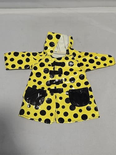 American Girl Doll Clothes Outfit Yellow Raincoat Shirt Pants 18 Inch - Thumbnail 2