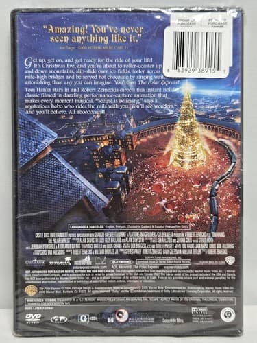 The Polar Express DVD Widescreen Edition Tom Hanks Christmas Movie #C936 - Thumbnail 2