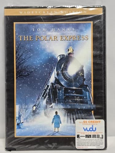 The Polar Express DVD Widescreen Edition Tom Hanks Christmas Movie #C936