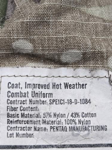 USGI IHWCU OCP Multicam Coat/Jacket Small X-Short – NSN 8415-01-670-7962 #J81j - Thumbnail 6