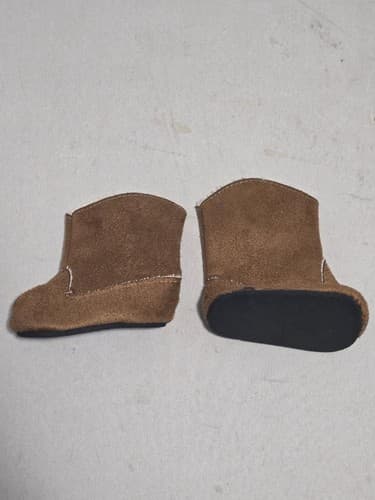 American Girl Doll Clothes Outfit Denim Top Skirt Brown Boots 18 Inch - Thumbnail 6