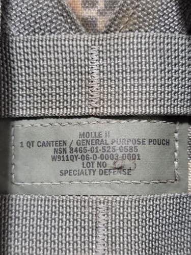 USGI ACU IFAK Pouch with Insert & (2) Canteen Pouches Lot of 4 UCP Military M33l - Thumbnail 9
