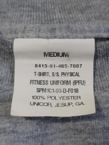Medium PT Shirt Short Sleeve Gray 3-Pack #69y - Thumbnail 3