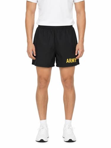 SMALL - APFU Shorts Army Black and Gold #89v