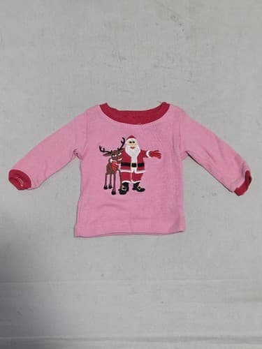American Girl Doll Christmas Pajamas Outfit Shirt Pants Pink 18 Inch - Thumbnail 2