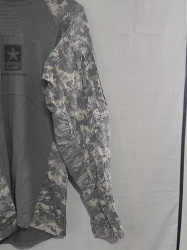US Army ACS Combat Shirt Medium ACU Digital Camo UCP Flame Resistant FR VGC R33r - Thumbnail 3