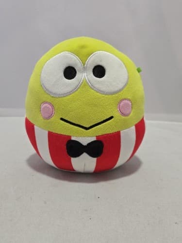 Squishmallows Hello Kitty Keroppi 6.5" Plush Sanrio Frog Soft Toy VGC #R76r