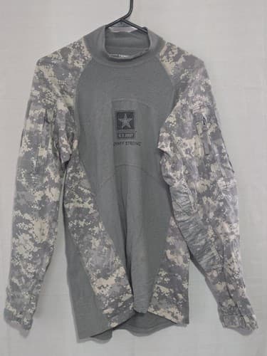 US Army ACS Combat Shirt Medium ACU Digital Camo UCP Flame Resistant FR VGC R33r