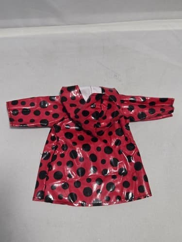 American Girl Doll Clothes Outfit Raincoat Pants Red Boots 18 Inch - Thumbnail 3