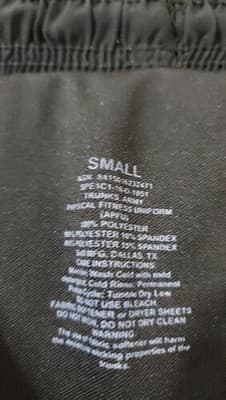 SMALL - APFU Shorts Army Black and Gold #89v - Thumbnail 3