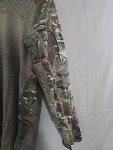 US Army ACS Combat Shirt Medium OCP Multicam Flame Resistant FR VGC R32r - Thumbnail 3