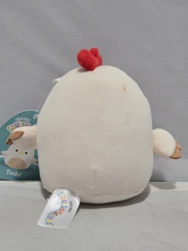 Squishmallows Todd The Rooster 5" Plush Floral Belly Pattern Stuffed Toy #R60r - Thumbnail 2