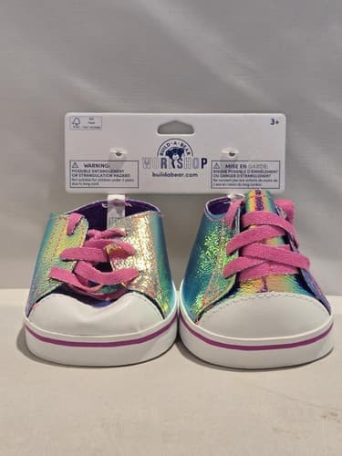 Build-A-Bear Workshop Metallic Low Top Shoes #K78k - Thumbnail 2