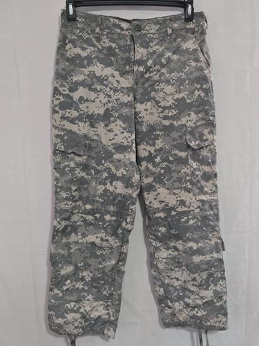 US Army ACU Digital Camo Combat Pants Small X-Short 27-31W 24-26” Inseam R27r