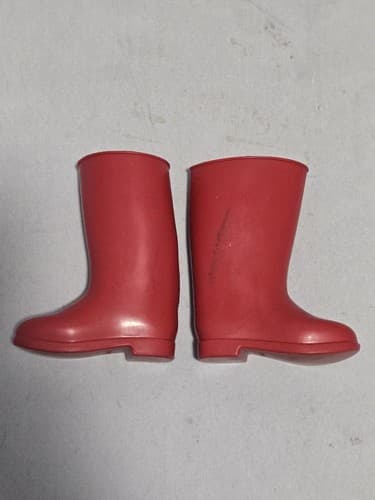 American Girl Doll Clothes Outfit Raincoat Pants Red Boots 18 Inch - Thumbnail 6